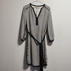 Banana Republic Black and White Polka Dot Dress